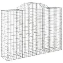 vidaXL Gabions 8 Pcs Vaulted 200x50x140/160 Cm Iron