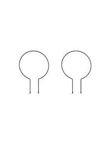 2pcs Rust-Free Iron Garden Trellises For Climbing Plants, Plant Support Stakes, Trellis Cage For Potted Plants, Indoor And Outdoor Potted Plant Support Rack, Creative Floral Support Stand, Reusable Metal Climbing Plant Stems Support , Round & Heart Shaped, Ideal For Pothos, Hoya, Vines | Durable Metal Plant Support, Garden Flower Supports, Garden Decor, Flower Pot Decor, Plant Trellis, Ideal For Healthy Growth Of Indoor Plants