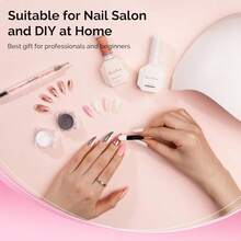 4Pcs Chrome Nail Powder For Gel Nails, Aurora Fine Glitter Powder Mirror Effect Pigment Pearlescent Mermaid Pigment Pearl Glitter For Home DIY Salon Use{"Color_name":"WhiteBlueGoldSilver"} - 白色藍色金色銀色 - 查看 8