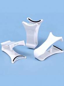 1 Stück magnetischer V-förmiger tragbarer Wimpernkräusler, Apple Weiß