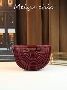 Women's Noodle-Shaped Handbag, Dumpling-Shaped Crossbody Shoulder Bag