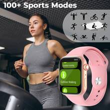 Universelle Smartwatch in Mehrfarbig, 2,01 Zoll HD Großbildschirm, unterstützt kabelloses Telefonieren, Informationsbenachrichtigung, mehrere Sportmodi, Telefonannahme, Musiksteuerung, Fernauslöser, Schrittzähler, Geschenk zum Vatertag, Geburtstagsgeschenk