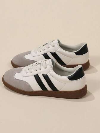 Men's Retro Casual Sneakers, Versatile Campus Style Vulcanized Shoes, Autumn