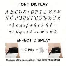 定制刺绣纯色绗缝化妆包，蓬松网格化妆袋，轻便洗漱包，便携时尚旅行收纳包，日常洗漱包，时尚女孩礼物，个性化定制礼品，圣诞礼物 - 彩色 - 查看 11