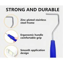 Cross-Border Manual Tool Roller Brush Sponge Roller Set Paint Roller Kit Heat Shrink Roller Set - Paint Roller Kit With Tray - View 7