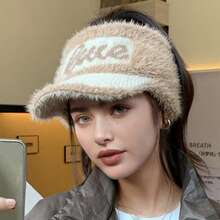 Autumn/Winter Letter Logo Embroidered Women's Foldable Baseball Cap, Holiday Theme - Multicolor-d - View 9