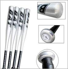 Forrader Baseball Bat 25 Inch Aluminum Alloy Thick Baseball Stick Bar… - Sliver - View 4