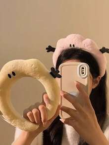 1pc Cute Cloud Headband, Hair Accessory For Washing Face, Makeup, Autumn/Winter