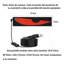 Programable Pantalla Flexible Led Devil Ojos 9.2x37.4cm 2pcs - A - Ver 8