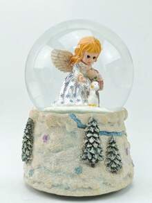 Weihnachtsgeschenke Drehende Kristallkugel Spieluhr Heim Dekoration Ornament Handwerk und Geschenke für Freunde