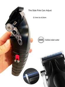 Kemei Professional Haircutting Kit, Barber's Haircutting Set, Men's Haircutting Kit, Holiday Haircutting Set KM-2296 & KM-2299, Home Haircutting Kit - Black - View 8