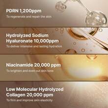 Ultra-Light Moisturizing Gel, 99% Pure PDRN Salmon DNA, Collagen Repair Cream, Contains Ceramides, Niacinamide, Hyaluronic Acid, Fragrance-Free, Oil-Free, Oil-Controlling Moisturizing Cream, - Maroon - View 5