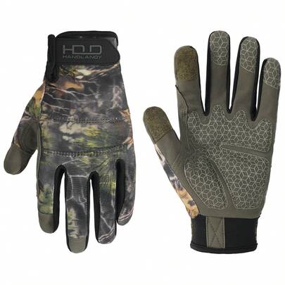  HANDLANDY Work Gloves For Men & Women, Utility Mechanic Working Gloves Touch Screen, Flexible Yard Work Gloves