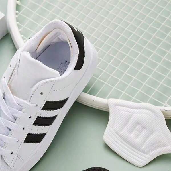 6pairs Of Sports Shoes Heel Cushioned Lining, Anti-Wear Glue Heel Pad, Cut-Fit, Comfortable Fabric Heel Patch, Adjustable Size, Back Protector, Enhanced Fit - 0.19"/0.39" Thickness.