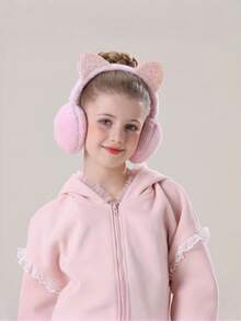 儿童冬季耳罩，女童耳罩，男婴耳罩，毛绒加厚耳罩，适合7-16岁儿童