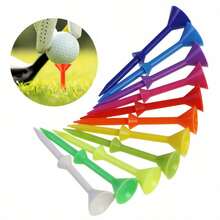 Cup-Shaped Golf Tees, Plastic Durable Golf Ball Tees, Multiple Colors Mixed Shipping, Professional Golf Ball Base, Golf Tournament Ball Tees, Golf Course Accessories Golf Ball Nails - Multicolor - View 4