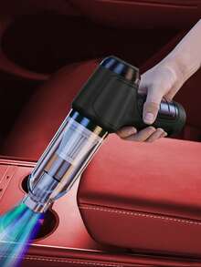 无绳车载吸尘器，无刷电机，大功率吸尘空气净化器，三合一便携式迷你手持吸尘器，适用于汽车和家庭，礼品，汽车配件（2400mAh）