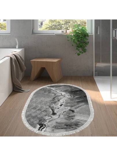Pearl Digital Non Slip Printed Turkish Vloerkleed AL4019 Zachte Touch, Washable Tapijt Felt Backing Moderne ative Vloer Mat, Living Room, Bedroom, Bathroom, Hallway Or Entryway Available In Many Sizes Quick Drying, Highly Absorbent, Soft, Com Tafel Both Indoor Outdoor view 7
