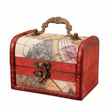Fashion Retro Wooden Crystal Packaging Box Antique Vintage Product Packaging Wooden Box Gift Packaging Jewelry Storage Box - 6076千 - 查看 4