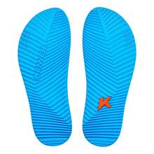 Kenner Flip Flop Sandal Red Original Men's Women's - 白色和綠松石藍 - 查看 5