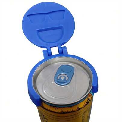 1 Piece Of Soda Protection Bottle Cap Pink, Blue, Black Beer And Beverage Can Cap Flip Cap Bottle Cap Protector Spring Cap Can Dust-Proof Sealing Cap Restaurant/Cafe/Home/Office Cover Beverage Dust-Proof Sealing Cap Non-Disposable Cap