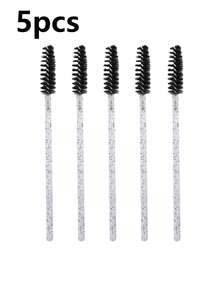 50/100 piezas Cepillo desechable de pestañas, varitas de rímel, juegos de brochas de maquillaje para extensiones de pestañas y cepillo de cejas con contenedor, cepillo de cejas, cepillo de sombra de ojos, spoolie, cepillo spoolie - Multicolor - Ver 14