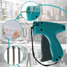 SPOWAY Pistola para Etiquetar Ropa Kit Pistola Etiquetado con 5 Agujas de Metal 1000 Púas Precio Ropa Pistola Etiquetadora Precios para Almacén de Supermercado Doméstico, Verde - 1 - Ver 3