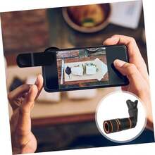 FCV 8X Cell Phone Lens Mobile Phone Camera Accessory Telephoto Lens For Smartphones Connection Compatible With IPhone 17 Air 16/15/14/13/12/11 Pro Max And Most Smartphone