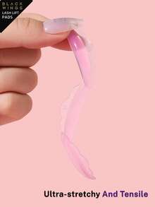 BLACKWINGS 5pcs Reusable Eyelash Lift Kit, Includes Eyelash Perm Pad, Silicone Eyelash Lift Pads, Eyelash Curler, Applicator, Eyelash Lift Tools, Silicone Eyelash Curler, Eyelash Lift Rod, Makeup Beauty Tools, Reusable Eyelash Lift Pads - Multicolor - View 4