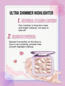 MISSLYN - 2支装高光套装，超闪亮高光，提亮肤色，打造光彩妆容，银色珠光高光，提亮肤色，高显色度柔滑配方，自然光泽 - #2+#3 - 查看 3