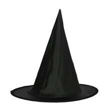 Hanging Witch Hats Decoration, Black, 6 Pieces, Halloween