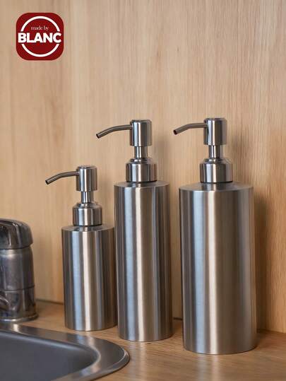 液体皂液器瓶凝胶瓶304不锈钢乳液泵洗手液250ml/350ml/550ml厨房浴室分配器家居浴室装饰秋季装饰返校