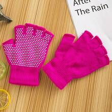 1 Par de Luvas Respiráveis Antiderrapantes de Meio Dedo - Luvas Esportivas de Ciclismo e Fitness para Homens e Mulheres - Duráveis, Disponíveis em Várias Cores