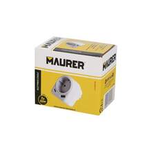 MAURER Schuko 插頭/轉接器，附 2 個插座，USB A/C。最大功率 3680 W。行動充電器，雙插座充電器，行動適配器 - 白色 - 查看 5