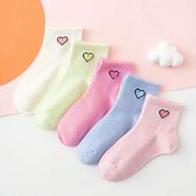 5 Macaron Tim Mô hình Cô gái Vớ , Cực mềm Ren Cắt tỉa Màu thuần - Nhiều màu - Xem 7
