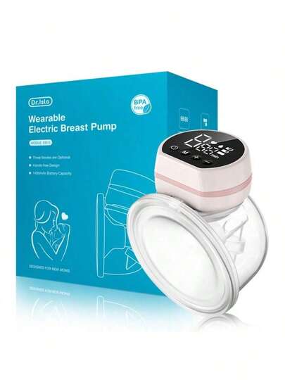 1pc Wearable Electric Breast Pump, 240ml Capacity, LED Display Electric Breast Pump
