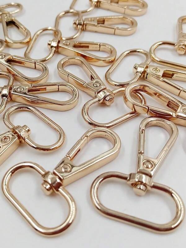 10/20 szt. elementów mocujących pasek do torby, obrotowe haki ze stopu cynku o średnicy 2,5 cm i 3,8 cm, wielokolorowe akcesoria do toreb DIY