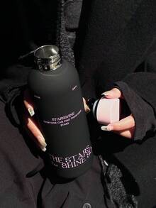 1 pezzo Borraccia isolata di alta qualità, tazza sportiva portatile in acciaio inossidabile di grande capacità per uso esterno