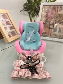 مقعد أمان السيارة لتمثال (بدون دمية)، مقعد أمان السيارة لتمثال ، ديكور فتحة التهوية الداخلية، اكسسوارات دمية 15/17 سم، ملابس بديلة للجيل الأول والثاني