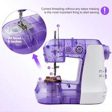 Mini 717 Electric Sewing Machine Full Automatic Sewing Machine With 26pcs Sewing Kit UK Plug - UK Plug(220-240V) - View 11