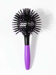 Cepillo de pelo redondo para uso seco y húmedo 1 pieza, cepillo de plástico grande y divertido de doble uso antideslizante para peinado, cepillo/peine de pelo, cepillo de pelo, peine, herramientas para el cabello, productos y accesorios para el cabello para peluquería, salón de belleza, artículos esenciales de viaje, vuelta al colegio, artículos esenciales de viaje y vacaciones, accesorios para el cabello para mujeres, cepillos, cepillo de pelo, cepillo de bordes, cepillo desenredante, productos para el cabello, herramientas para el cabello, cosas para el cabello, cuidado del cabello, cepillo para cabello rizado, barbero, equipo de peluquería, artículos esenciales de viaje, peinado, peluquería, cepillo de pelo, cepillo para alisar, cepillo para peinar, cepillo para cabello rizado, cepillo de bordes, peine, cepillar el cabello, juego de cepillos de pelo, peinar el cabello, peine para rizos, cepillo desenredante, cepillo de pelo para mujeres, cabello, viaje, productos para el cabello, he - Multicolor - Ver 5