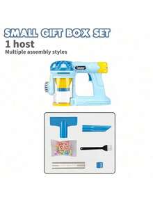 1 Set Kids Simulation Vacuum Cleaner Toy, Children's Pretend Role Play Cleaning Toys, Toy Vacuum Cleaner With Light & Realistic Sounds, Realistic Suction Pretend Play Housekeeping Kit, Pretend Role Play Household Interactive Cleaning Toys, Role-Playing Toys For Kids Aged 3+ - Multicolor - View 15