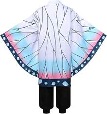 Anime Womens Cosplay Costumes Kochou Suit Full Set Halloween Party Outfit - Tím (tóc giả) - Xem 5