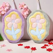 1 pièce/2 pièces/4 pièces Serviettes de toilette à motif tulipe, douces et séchage rapide - super absorbantes, design floral moderne, convient pour la cuisine et la salle de bain