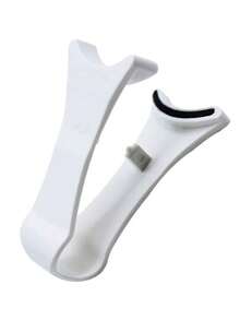 1 Stück magnetischer V-förmiger tragbarer Wimpernkräusler, Apple Weiß