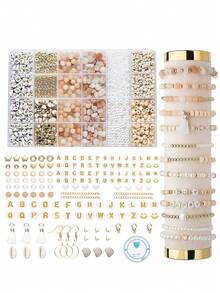 Natural Stone Beads Kit, Multicolor Asymmetrical Natural Stone Beads Kit For Jewelry Making, DIY Craft Bracelet Necklace Earrings, Friendship Gifts Decorate Accessories