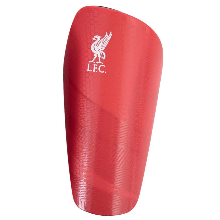 Liverpool FC Childrens/Kids Fuse Slip-In Shin Guards (Red/Black/White) - 100% Mixed - (TA13076) - White - View 1