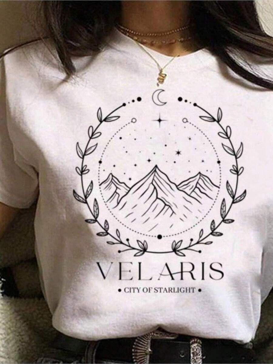 As Courts Ofs Thornss Ands Rosess Literary Fiction Shirt Velaris City Of Starlight Vintage Shirt SJM Merch Shirt Night Court Symbol - 白色 - 查看 1