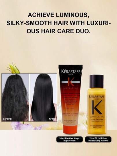 Kérastase Set di cura per capelli di lusso Kérastase da 30ml + 15ml