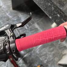 1 par de puños de silicona para manillar de bicicleta de montaña, puños suaves y antichoque para bicicleta BMX, piezas y accesorios de ciclismo